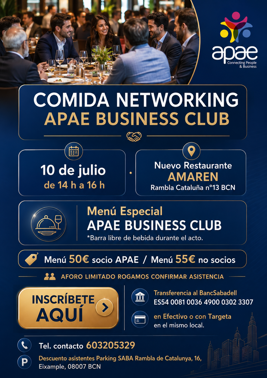 Comida APAE BUSINESS CLUB